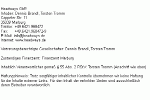 Mini-GmbH-Info Impressum